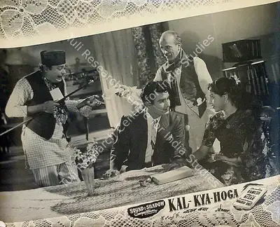 Y.B. Yaver (Producer), Kal Kya Hoga, 1958, Lobby Card