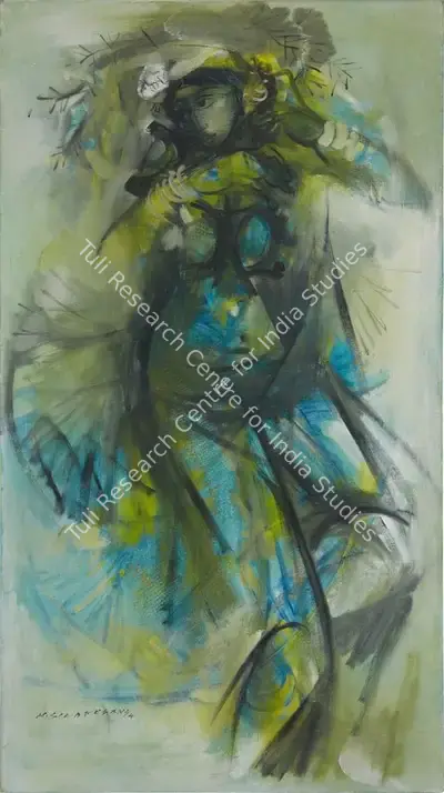 M. Sivanesan (Artist), Untitled, 1974, Painting