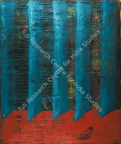 Iranna, G.R. (Artist). Untitled, 2002 | Painting, Os.Mum/19.01.08, 2008 · Osian's