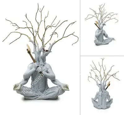 Prafull Singh (Artist), White Landscape, 2011, Sculpture