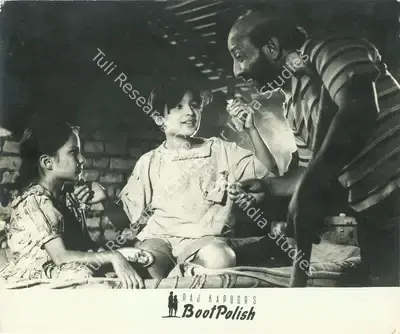 Taru Dutt (Cinematographer), Boot Polish, 1954, Lobby Card