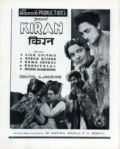 Ramniklal N. Shah (Producer), Kiran, 1944, Advertisement