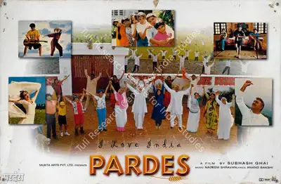 Subhash Ghai (Producer), Pardes, 1997, Lobby Card