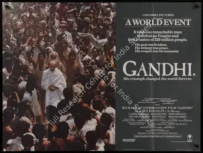 Richard Attenborough (Producer), Gandhi, 1982, Full Sheet Poster