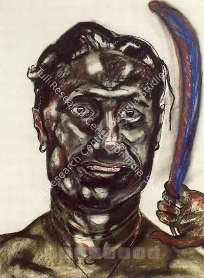 Valsan Koorma Kolleri (Artist), Untitled, 2000, Drawing