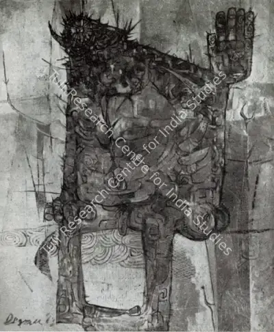 M.V. Devan (Artist), Painting 1, Painting