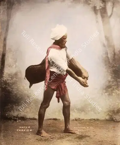 Studio Clifton & Co. (Photographic Studio), Water Carrier, 1900, Antiquarian Photograph