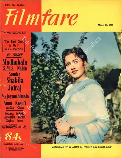 C.R. Mandy (Editor), Filmfare, 1956, Magazine