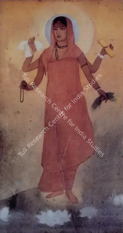 Abanindranath Tagore (Artist), Bharatmata, 1904, Painting
