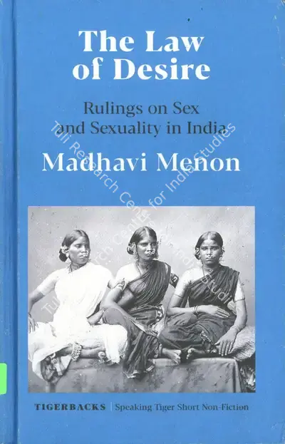 Madhavi Menon (Author), The Law of Desire, 2021, Authored Book