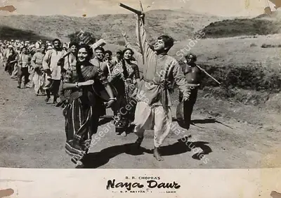 M.N. Malhotra (Cinematographer), Naya Daur, 1957, Lobby Card