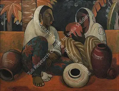 K.K. Hebbar (Artist), Untitled, 1942, Painting