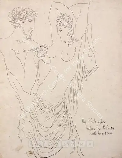 Homi Patel (Artist), Painting In Red: Untitled, 1993, Painting