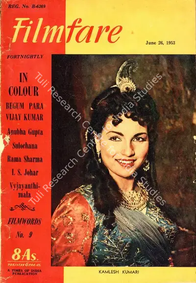 J.C. Jain (Editor), Filmfare, 1953, Magazine