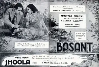 Amiya Chakravarty (Director), Basant, 1942, Advertisement