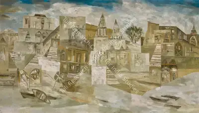 Ramkumar (Artist). Untitled (Benares), 1994 | Painting, Ch.NeY/25.03.26, 2026 · Christie's
