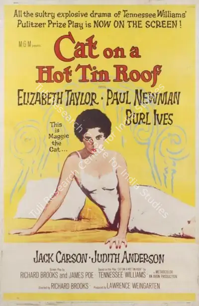 Richard Brooks (Director), Cat On a Hot Tin Roof, 1958, Poster