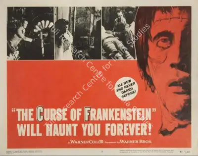 Jack Asher (Cinematographer), The Curse of Frankenstein, 1957, Lobby Card