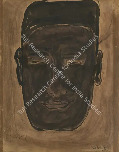 Rabindranath Tagore (Artist), Untitled, 1930, Painting