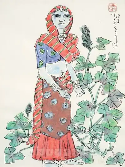 A. Ramachandran (Artist), Untitled, 2000, Painting