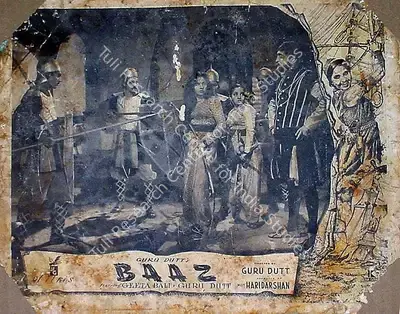 V.K. Murthy (Cinematographer), Baaz, 1953, Lobby Card
