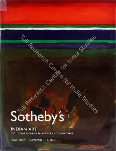 Sotheby's (Auction House), Indian Art, 2007, Auction Catalogue