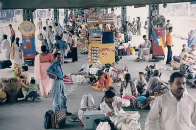 Subodh Gupta (Artist), Untitled (Train Station), 2003, Print