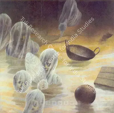 Bikash Bhattacharjee (Artist), Untitled, 1978, Painting