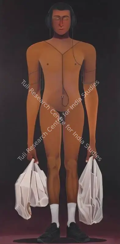 Surendran Nair (Artist), Thinner Voive (Cuckoonebulopolis), 2003, Painting