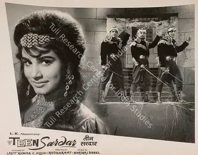 C. Doshi (Producer), Teen Sardar, 1965, Lobby Card
