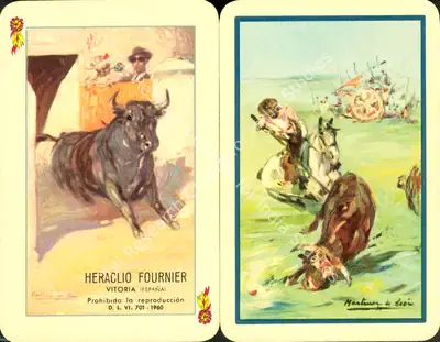 Baraja Taurina, 1960, Playing Cards