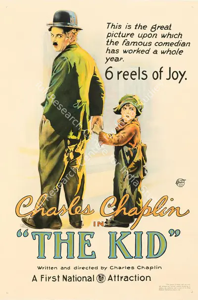 Charlie Chaplin (Producer), The Kid, 1921, Poster