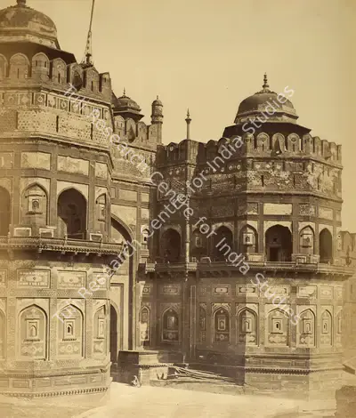 Felice Beato (Photographer), Delhi Gate of the Agra Fort, 1859, Antiquarian Photograph