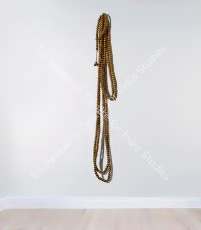 Hashmi, Zarina (Artist). Tasbih (Gold). Maple wood covered with formulated gold leaf and strung with leather cord, 2008 | Sculpture | FineArts | 00416496