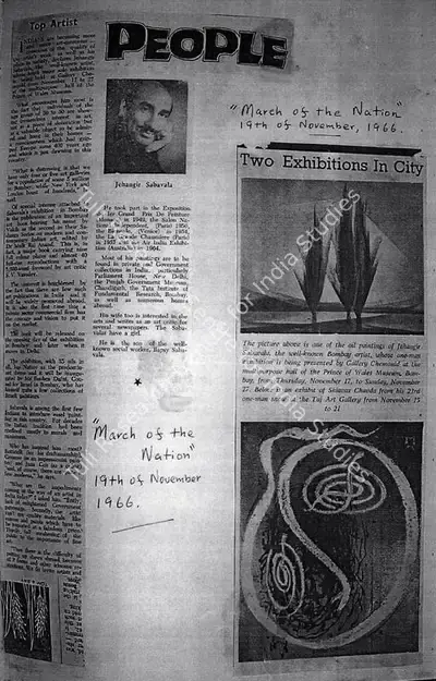 Untitled, 1966, Newspaper Clipping
