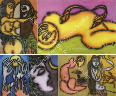 Karmakar, Prokash (Artist). Various, 1998 | Painting, Os.Del/15.07.08, 2008 · Osian's