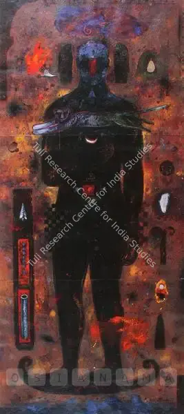 Baiju Parthan (Artist), Events As Attributes Soliloquy, 1996, Painting