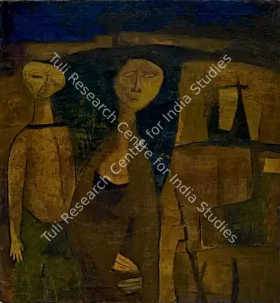 Ramkumar (Artist), Dreamers, 1955, Painting