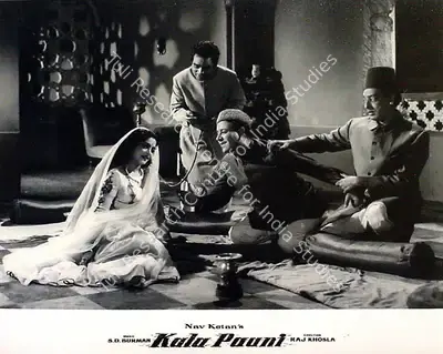 V. Ratra (Cinematographer), Kala Paani, 1958, Lobby Card