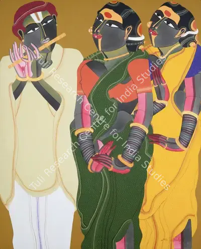 Thota Vaikuntam (Artist), 
Untitled (Krishna)
, 2011, Painting