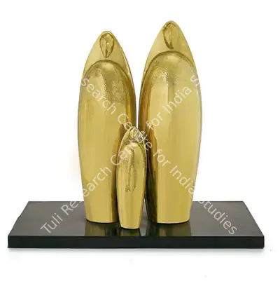 Prodosh Dasgupta (Artist), Sun Worshipers, 1975, Sculpture