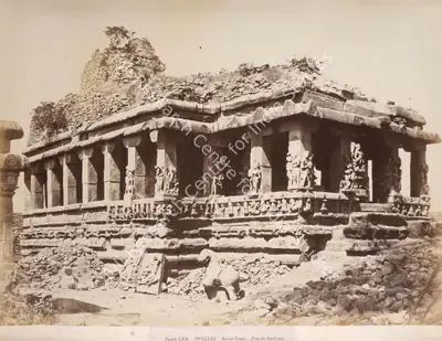 Colonel Thomas Biggs (Photographer), Iwullee. Ruined Temple. From the South-east, 1855, Antiquarian Photograph
