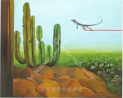 Sudhanshu Sutar (Artist), Home Bound, 2005, Painting