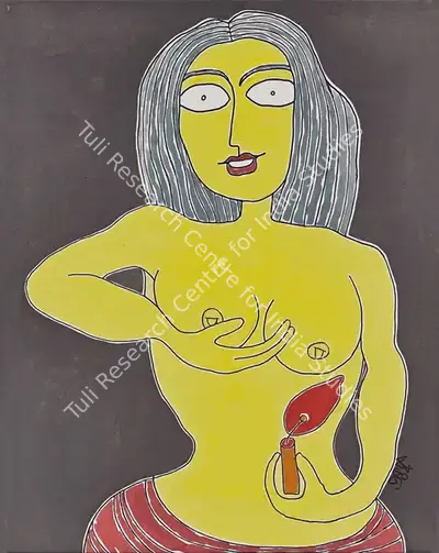 Prokash Karmakar (Artist), Lady, 2004, Painting