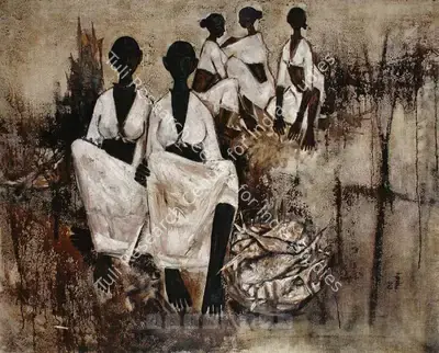 B. Prabha (Artist), Untitled, 1963, Painting