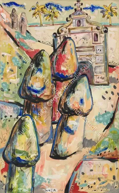 F.N. Souza (Artist), Untitled, 1948, Painting