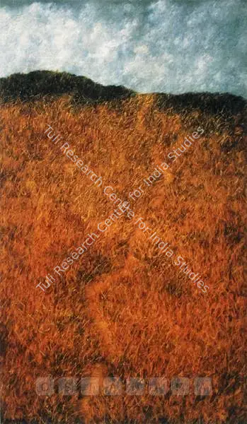 Paramjit Singh (Artist), Grass Field, 1984, Painting