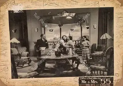 V.K. Murthy (Cinematographer), Mr And Mrs 55, 1955, Lobby Card
