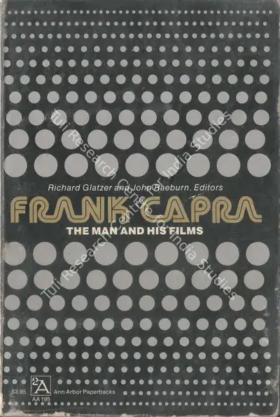 Richard Glatzer (Editor), Frank Capra, 1975, Edited Book