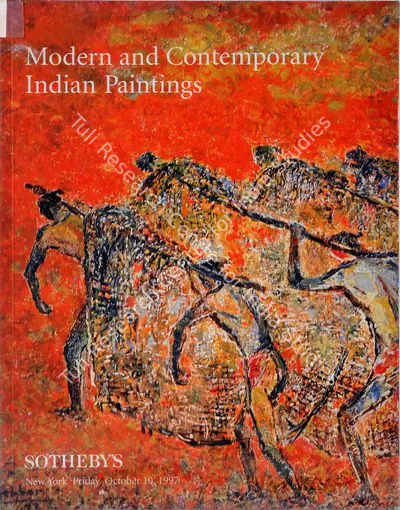 Sotheby's (Auction House), Modern and Contemporary Indian Paintings, 1997, Auction Catalogue